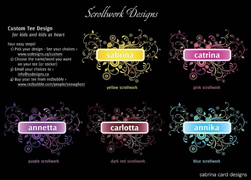 scrollwork custom design