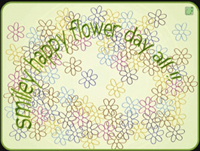 happy flower day
